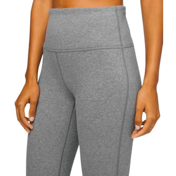 LULULEMON ATHLETICA Wunder Lounge Pant In Heathered Core Medium Grey Size 4 - Picture 3 of 7